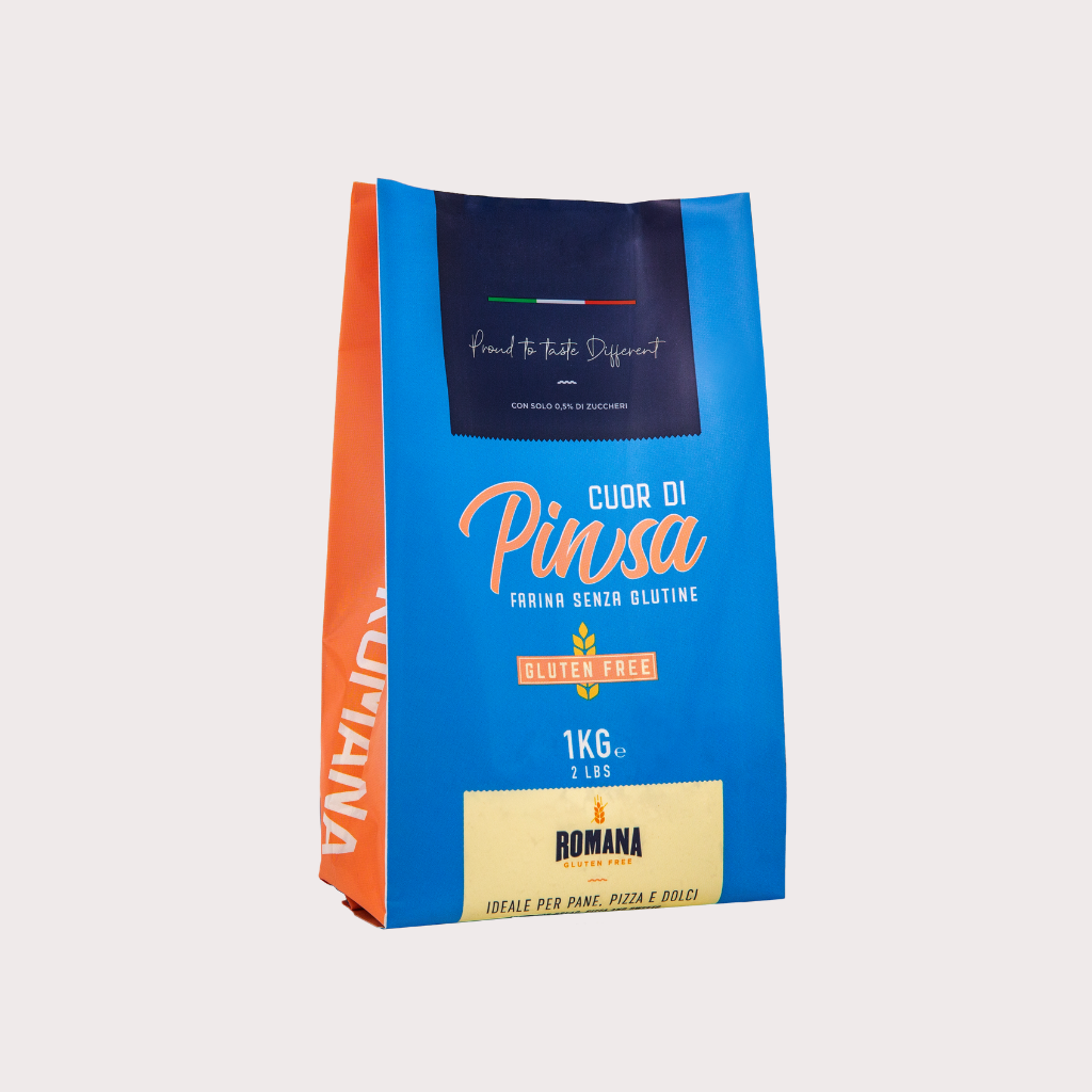 Farina Pinsa Romana di grano tenero tipo 0 con farina di riso 5010 da kg  12.5