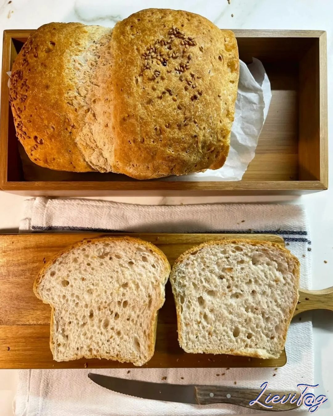 Pane Morbido ai semi di sesamo senza glutine